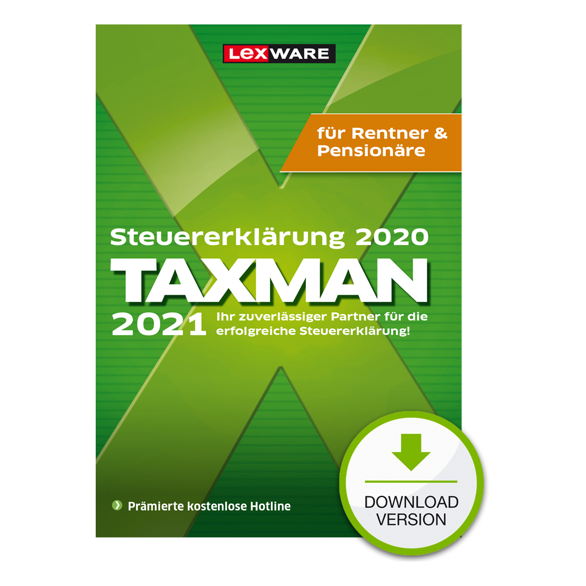 LEXWARE ESD TAXMAN 2021 Rentner & Pensionaere Handelsversion Download