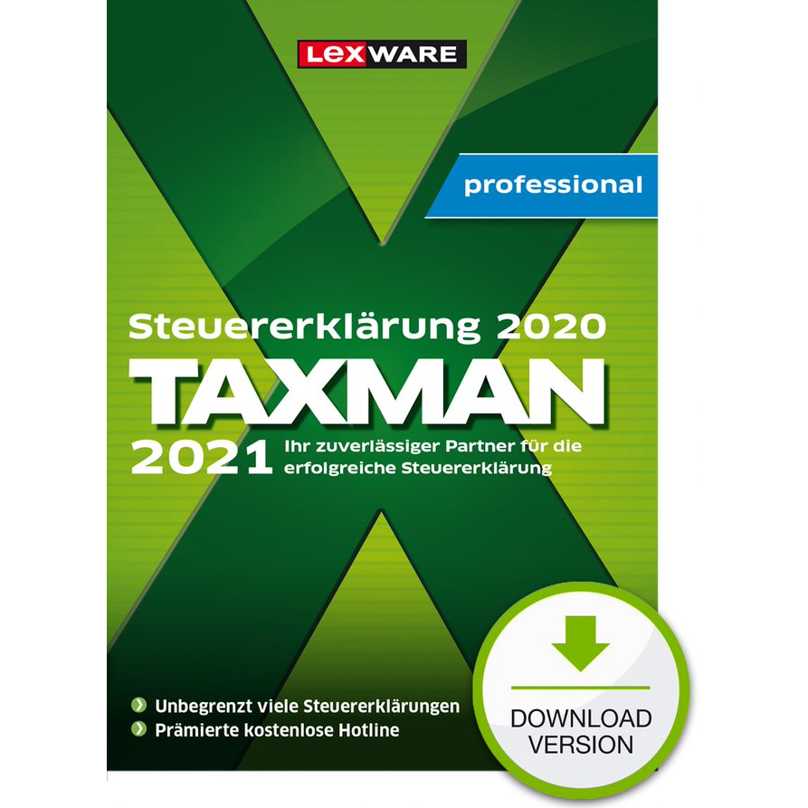 LEXWARE ESD TAXMANN professional 5-Platz Lizenz Handelsversion Download
