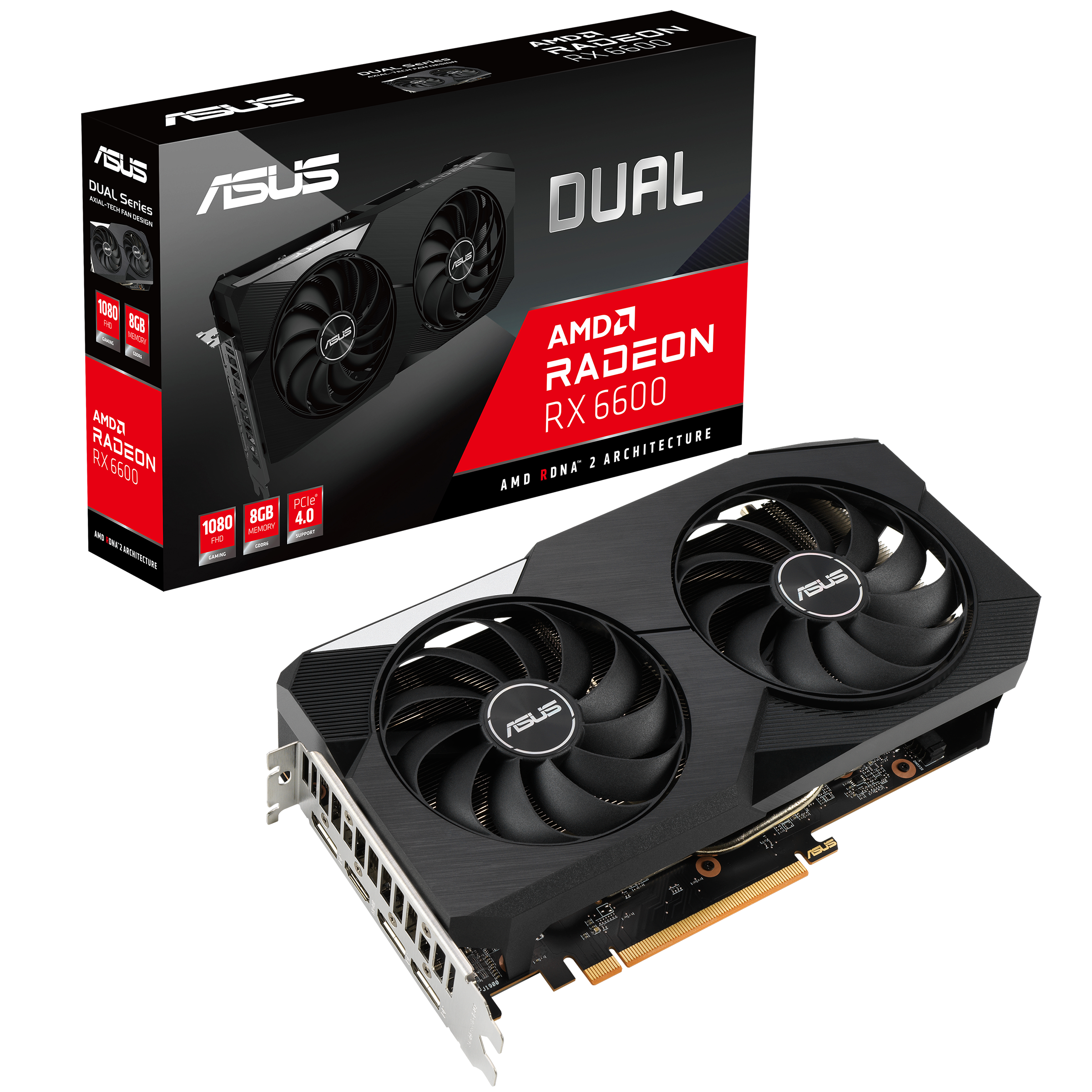 ASUS Radeon RX 6600 Dual V2 8GB