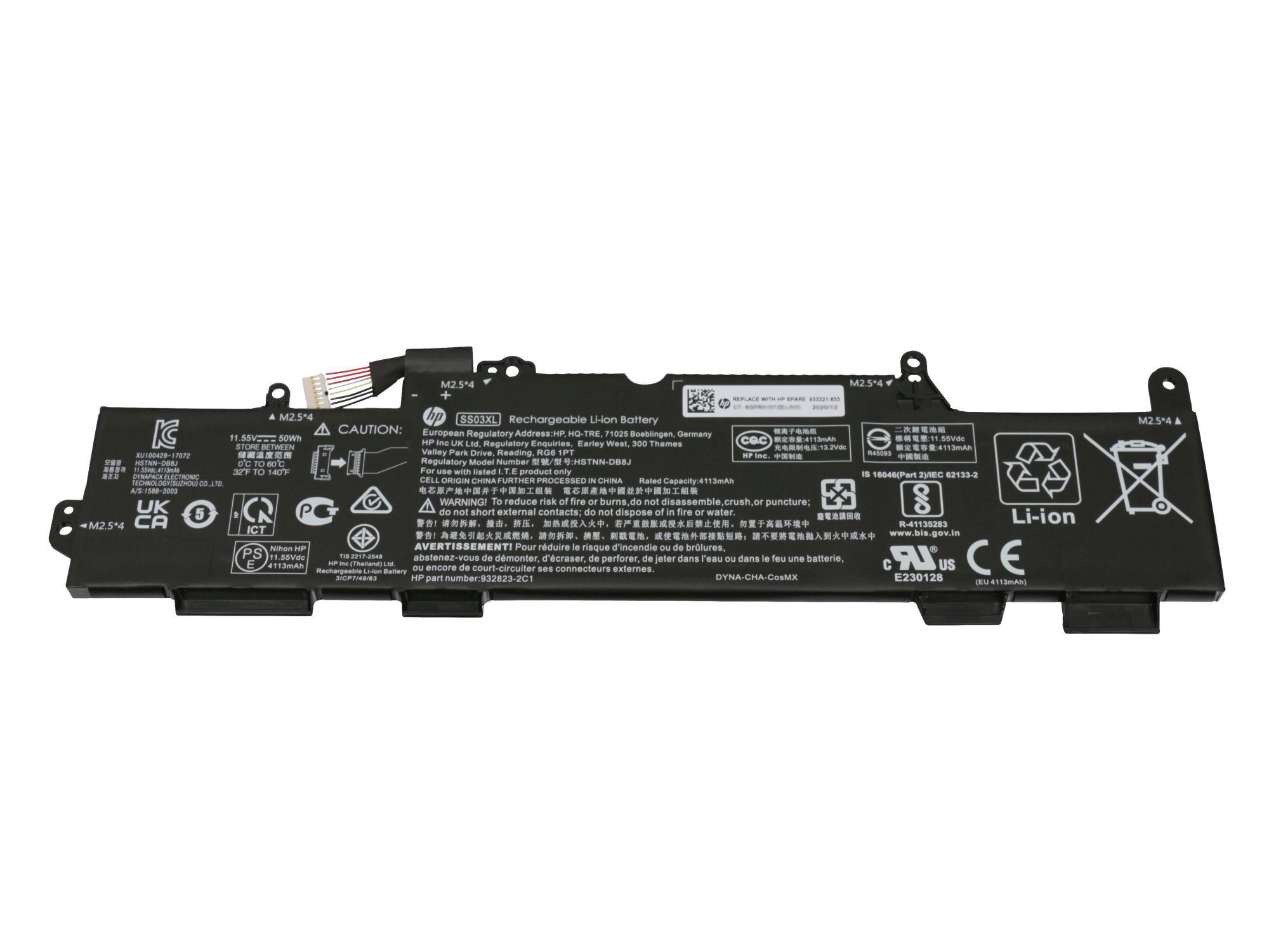 HP I Battery 3C 50Wh 4.33Ah LI SS03050XL-PL (933321-852)