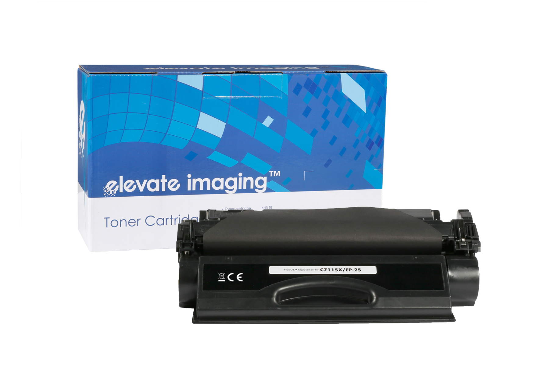 ELEVATE Toner Cartridge C7115X Black for HP LaserJet - 3.5K - Compatible - New Build