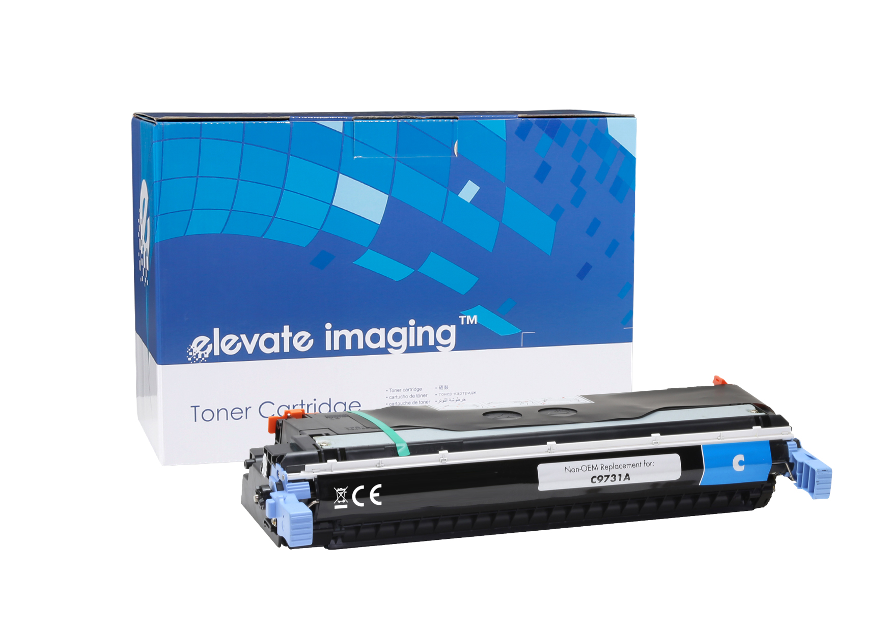 ELEVATE Toner Cartridge C9731A Cyan for HP LaserJet - 12K - Compatible