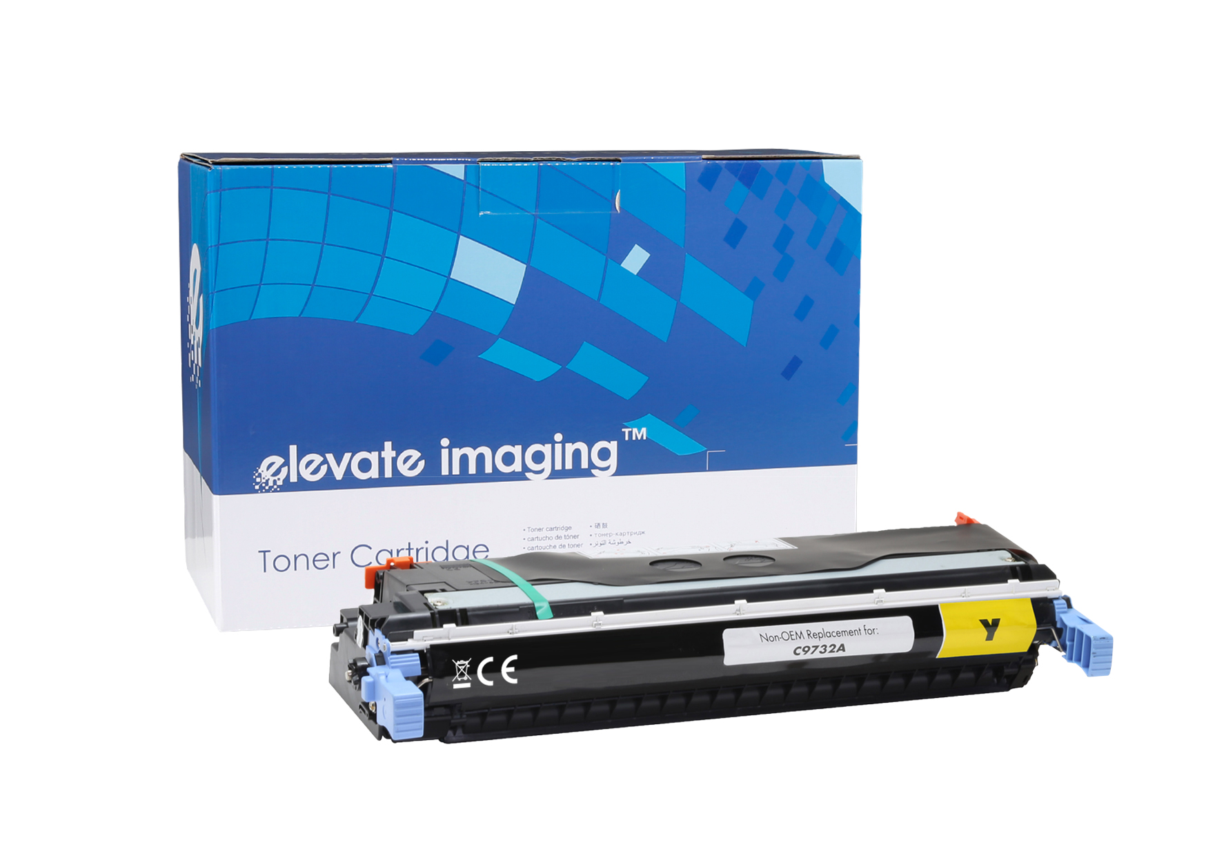 ELEVATE Toner Cartridge C9732A Yellow for HP LaserJet - 12K - Compatible