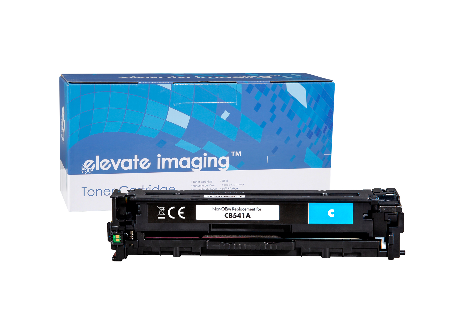 ELEVATE Toner Cartridge CB541A Cyan for HP Laserjet - 1.4K - Compatible