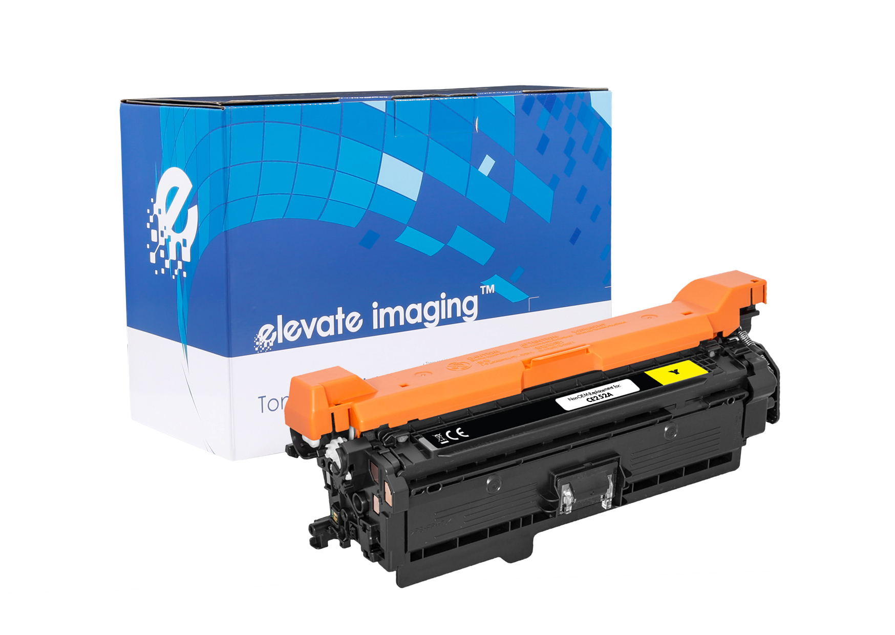 ELEVATE Toner Cartridge CE252A Yellow for HP LaserJet - 7K - Compatible - New Build