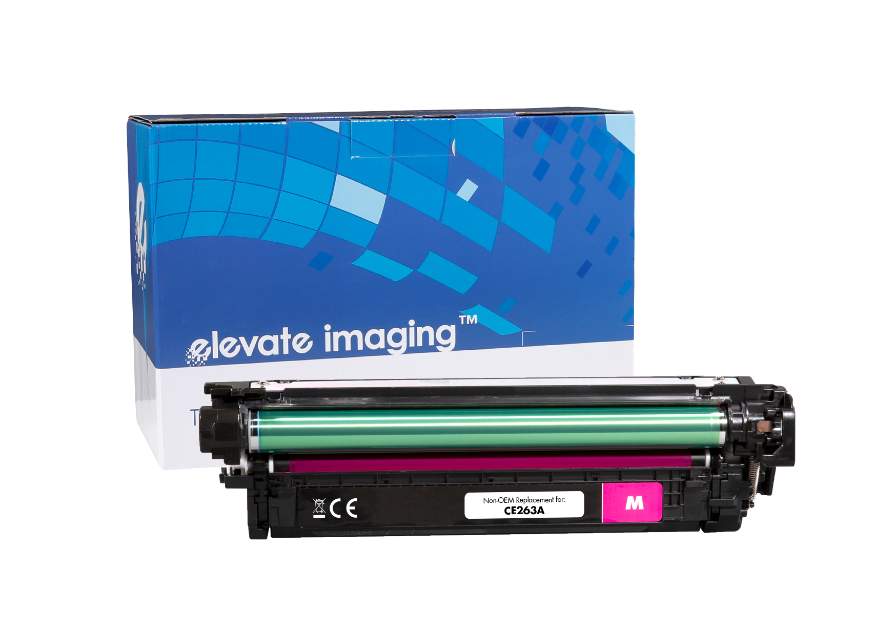 ELEVATE Toner Cartridge CE263A Magenta HP LaserJet - 11K - Compatible - Remanufactured