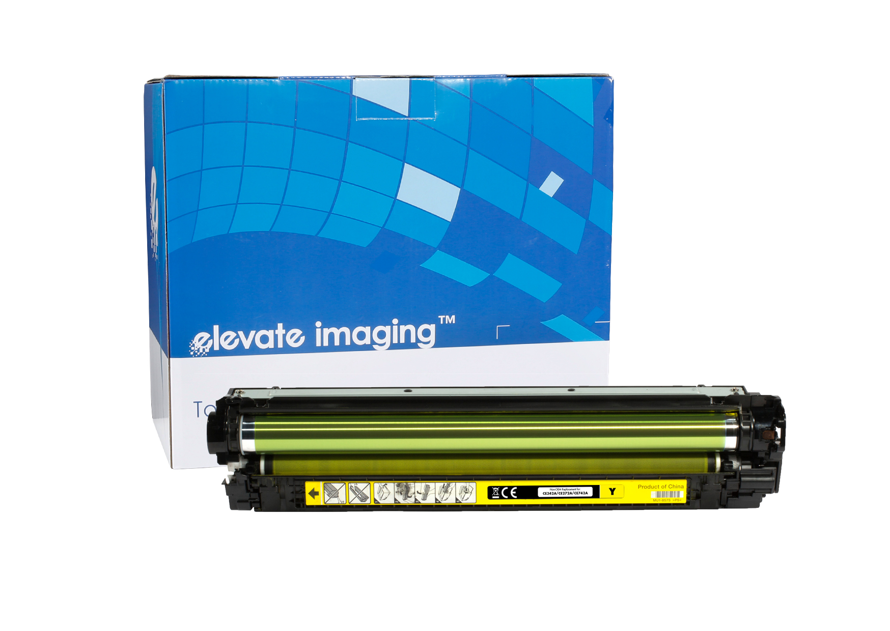 ELEVATE Toner CE342A CE272A CE742A Yellow for HP LaserJet - 16K - Compatible