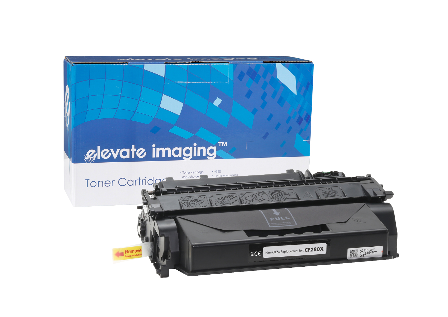 ELEVATE Toner Cartridge CF280X Black for HP LaserJet Pro - 6.9k - Compatible - New Build