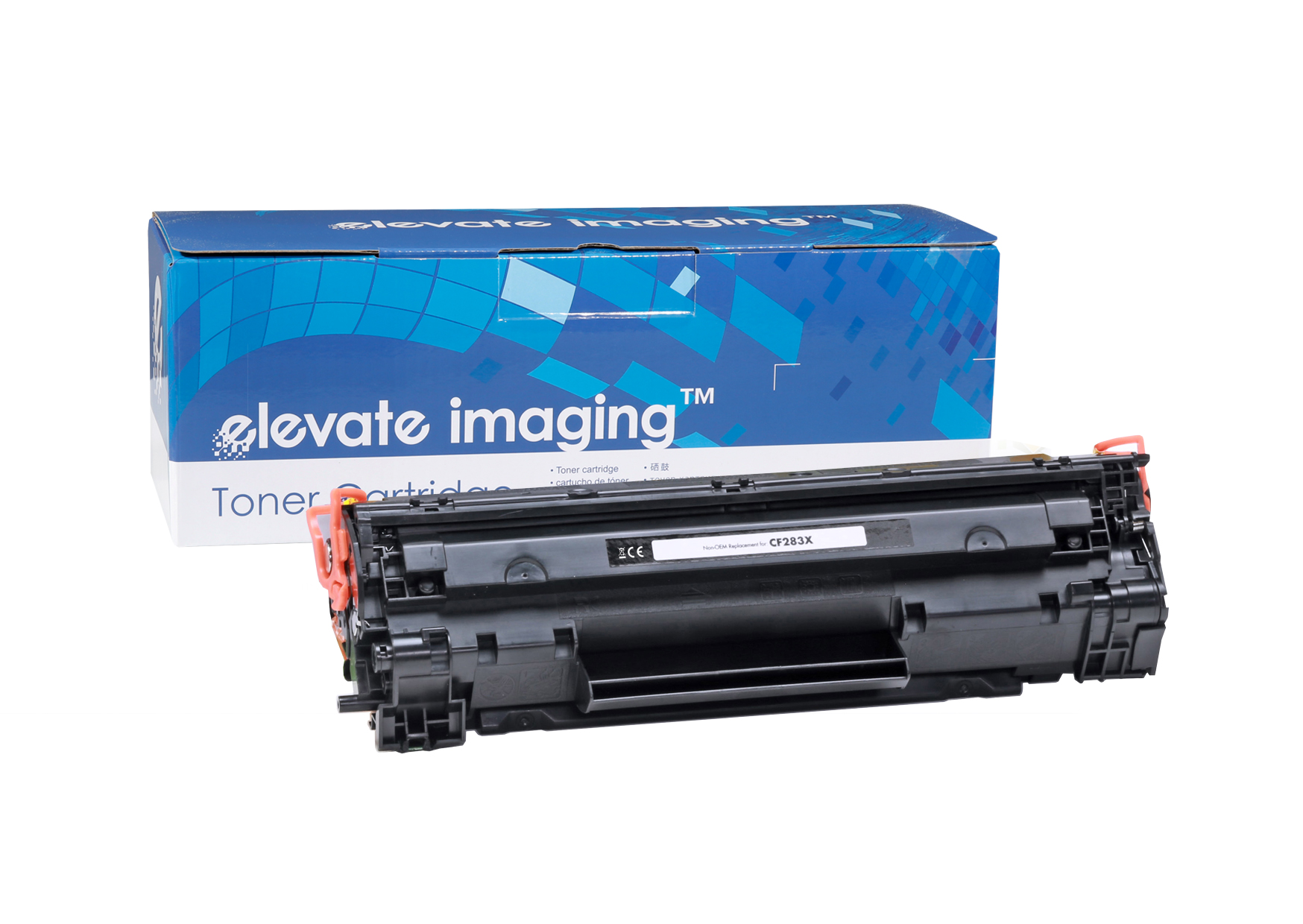 ELEVATE Toner Cartridge CF283X Black for HP LaserJet Pro - 2.4k - Compatible - New Build