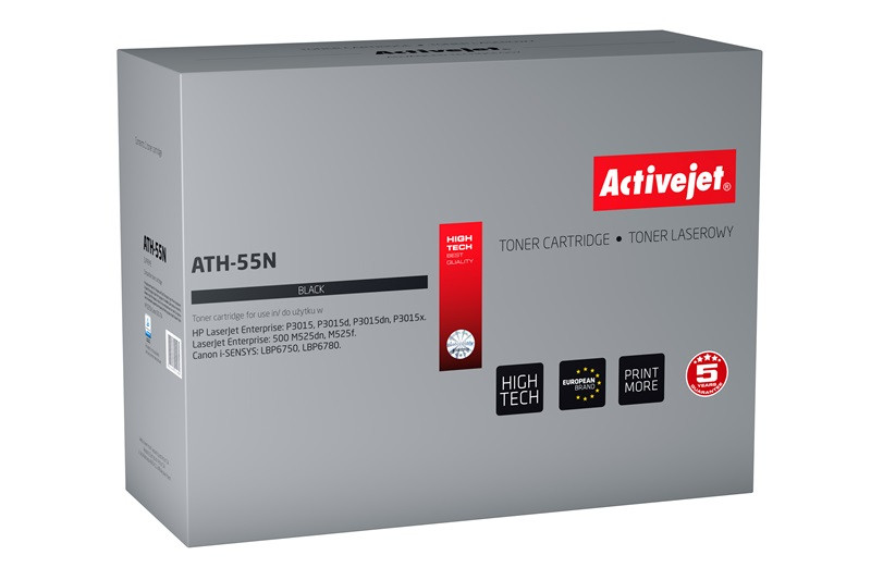 ACTIVEJET Supreme ATH-55N - Schwarz - Tonerpatrone (Alternative zu: HP 55A)
