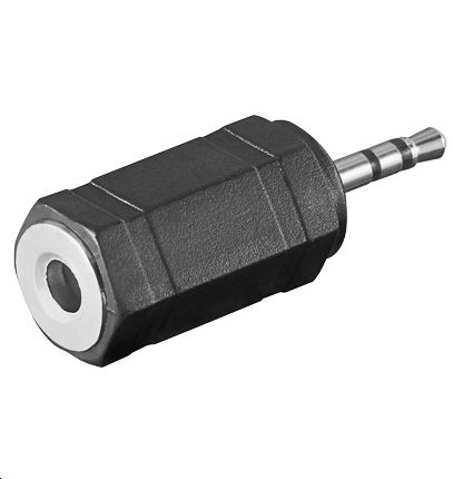 MICROCONNECT 2.5mm - 3.5mm - M-F 2.5mm 3.5mm Schwarz (AUDASM)