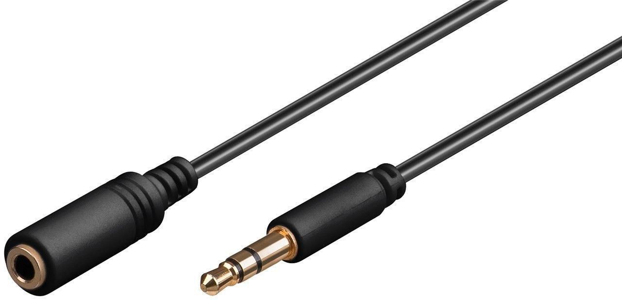 MICROCONNECT AUDLG2G 2m 3.5mm 3.5mm Schwarz Audio-Kabel (AUDLG2G)