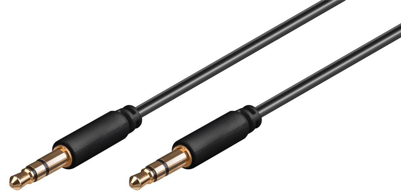 MICROCONNECT AUDLL1 1m 3.5mm 3.5mm Schwarz Audio-Kabel (AUDLL1)