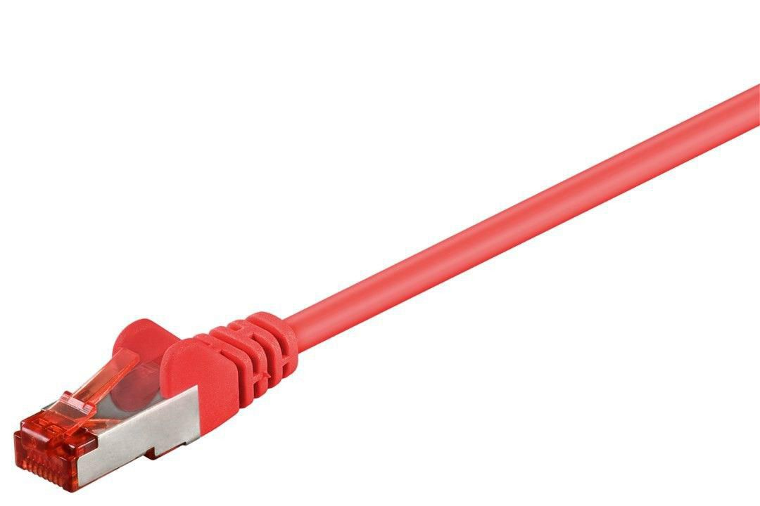 MICROCONNECT FTP CAT6 10M RED PVC