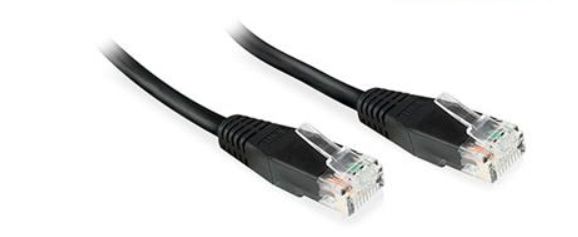 MICROCONNECT U/UTP CAT6 0.25M Black PVC (B-UTP60025S-B)