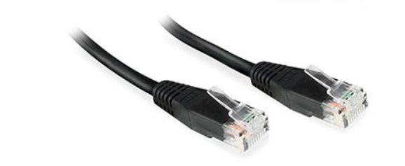 MICROCONNECT U/UTP CAT6 0.5M Black PVC (B-UTP6005S-B)