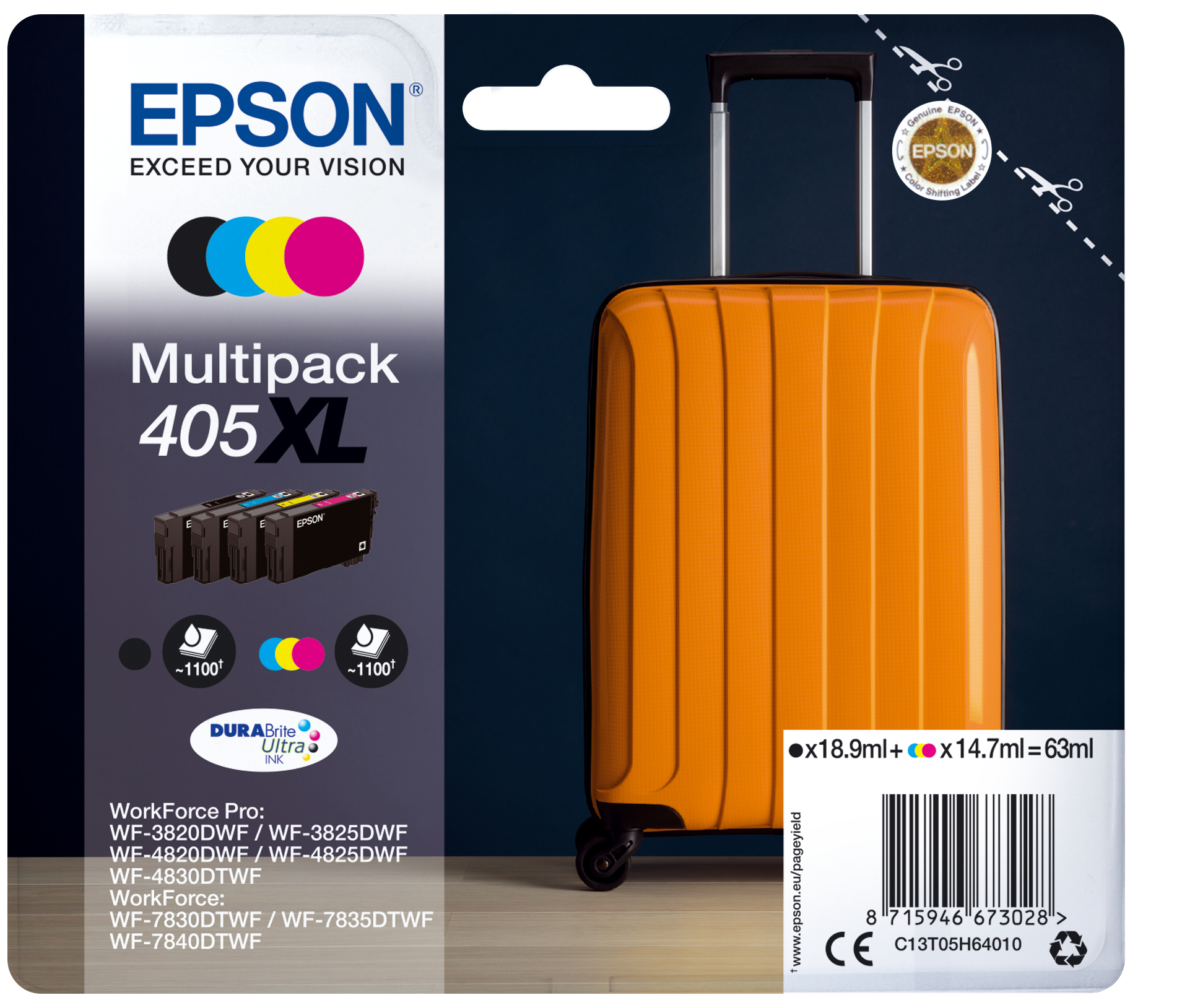 EPSON Tinte Multip. 1x18.9/3x14.7ml