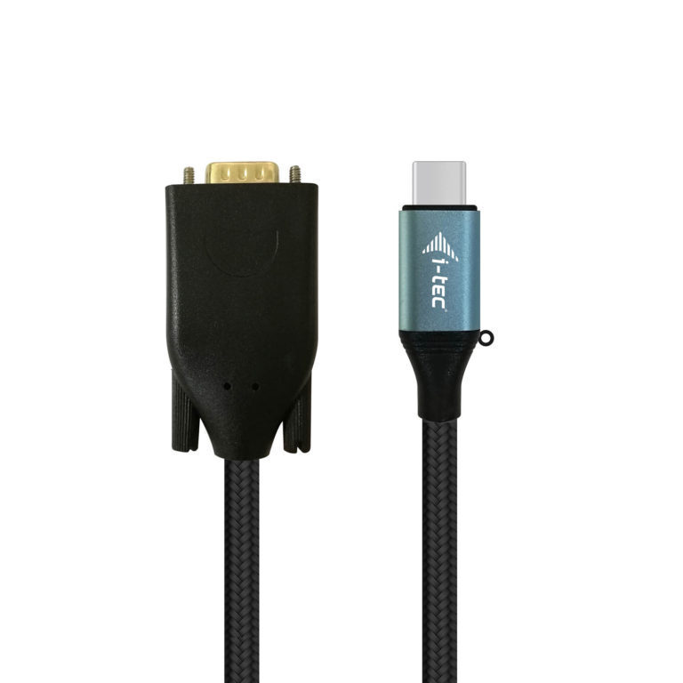 I-TEC USB C VGA Kabel Adapter 1080p 60 Hz 150cm kompatibel mit Thunderbolt 3