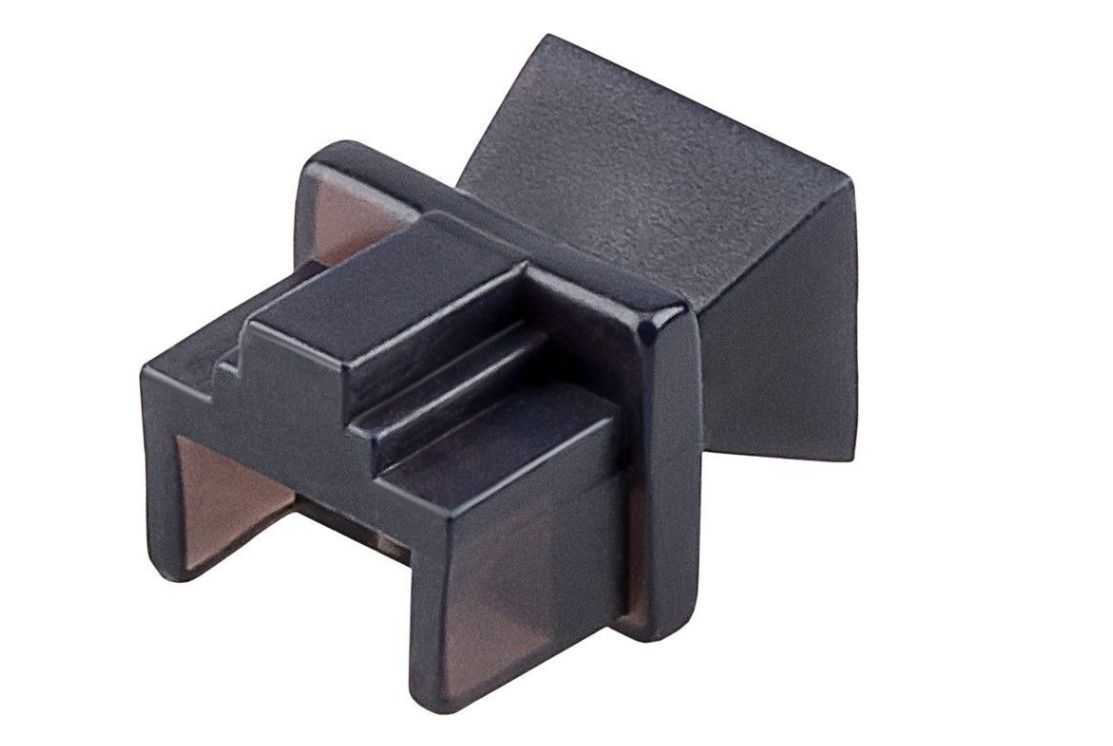 MICROCONNECT Dust cover for RJ45 port, blac