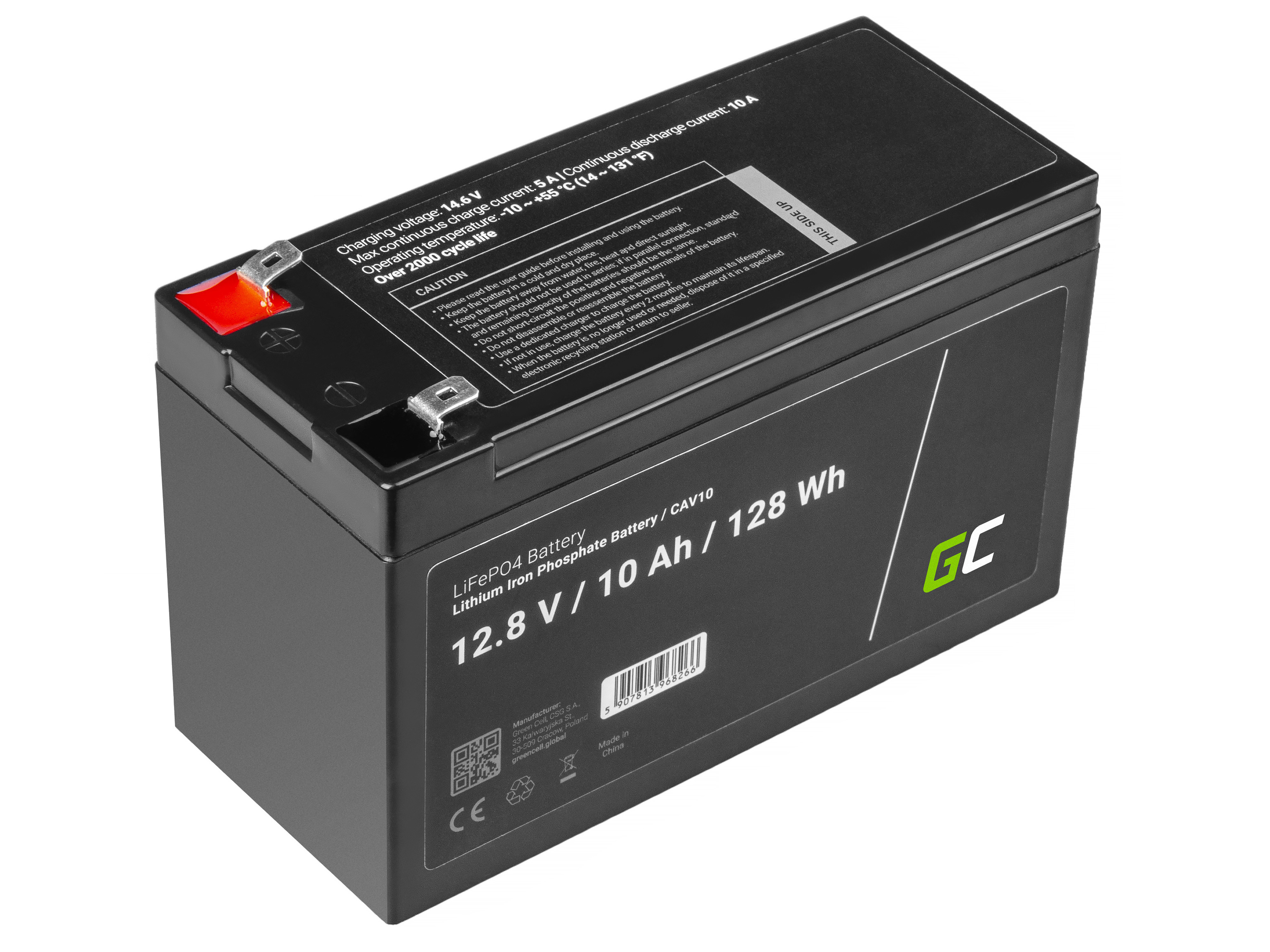 GREEN CELL LiFePO4 Battery for Photovoltaic Campers & Boats