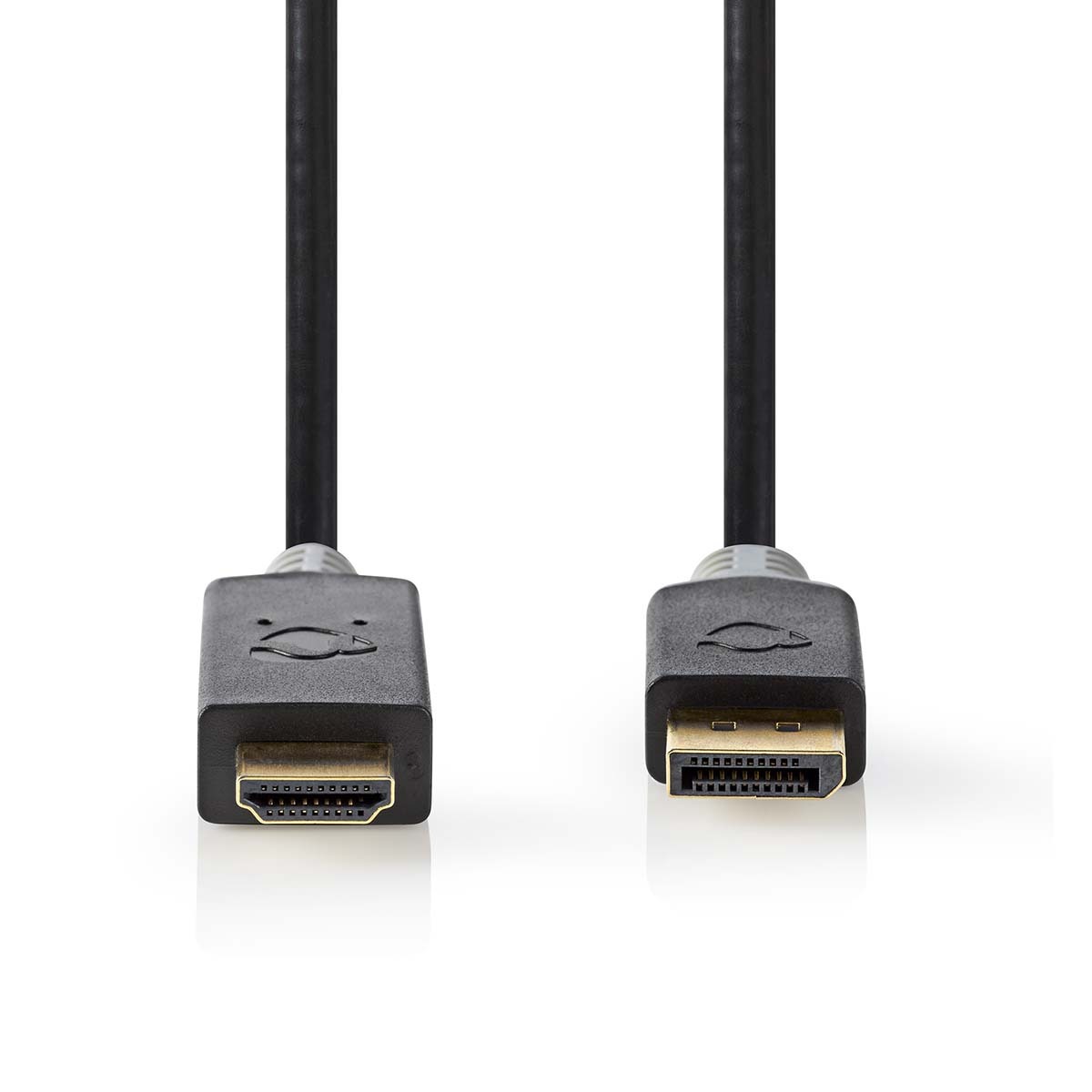 NEDIS Displayport-Kabel DisplayPort Stecker | HDMI? Stecker | 4K@30Hz | Vergoldet | 1.00 m | Rund |