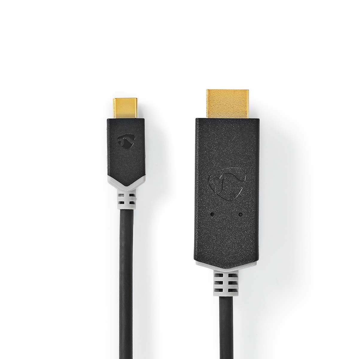 NEDIS USB-C? Adapter, 1m, USB 3.2 Gen 1, 4K@60Hz | USB-C? Stecker | HDMI? Stecker | Rund | Vergoldet