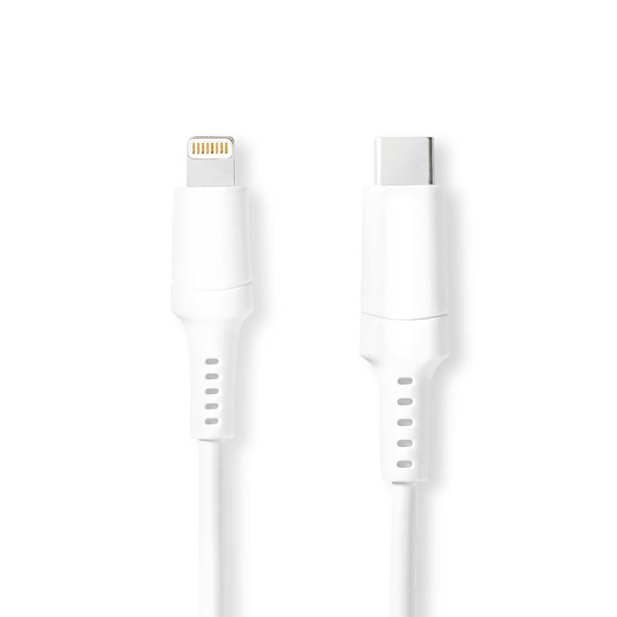 NEDIS USB-Kabel | USB 2.0 | Apple Lightning 8-Pin | USB-Typ-C ? Stecker | 480 Mbps | 60 W | Vernicke