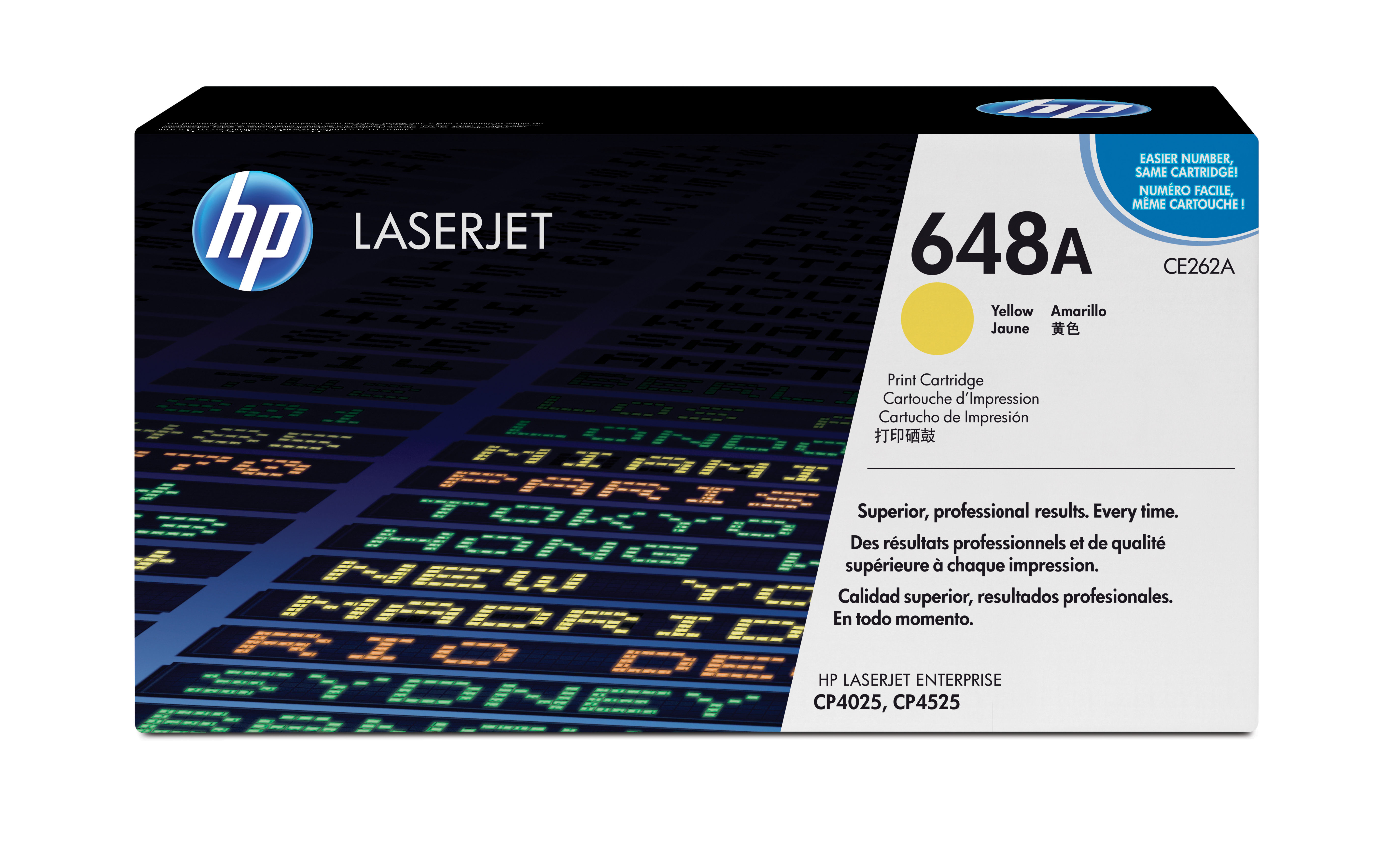 HP 648A Gelb LaserJet Tonerpatrone (CE262A)