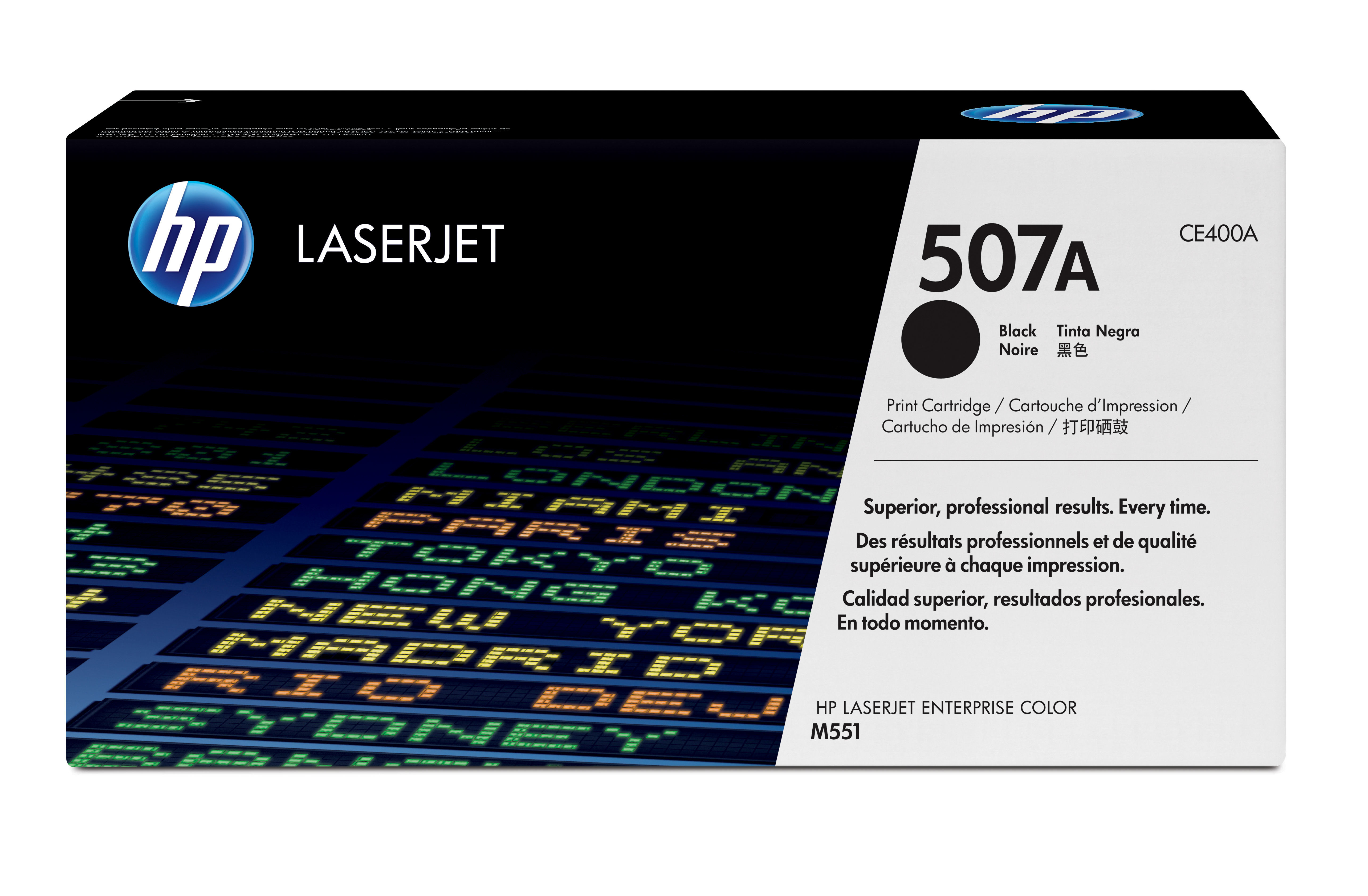 HP 507A Schwarz LaserJet Tonerpatrone (CE400A)