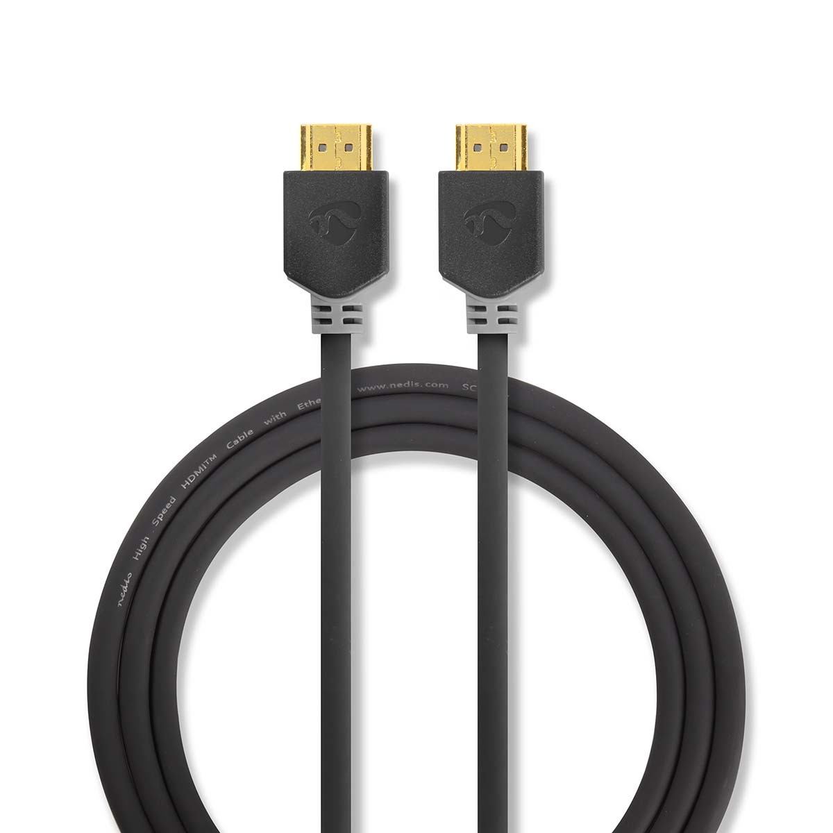 NEDIS High Speed ¿¿HDMI ? Kabel mit Ethernet | HDMI? Stecker | HDMI? Stecker | 4K@60Hz | 18 Gbps | 1