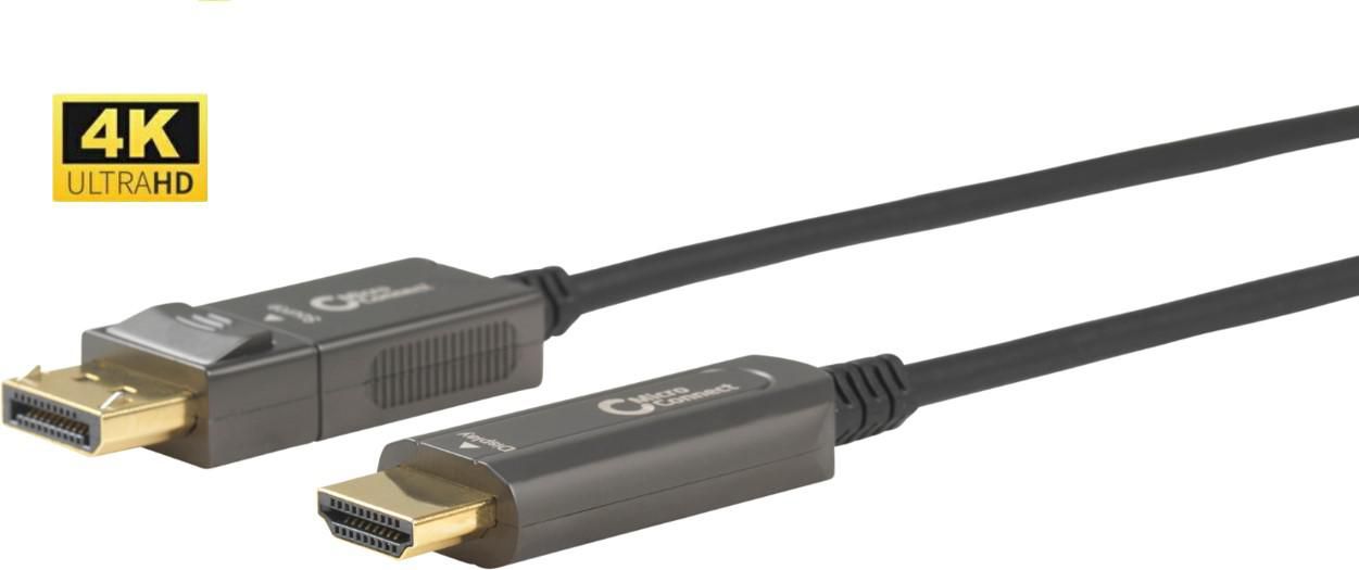 MICROCONNECT Premium Optic DP - HDMI Cable (DP-HDMI-3000V1.4OP)