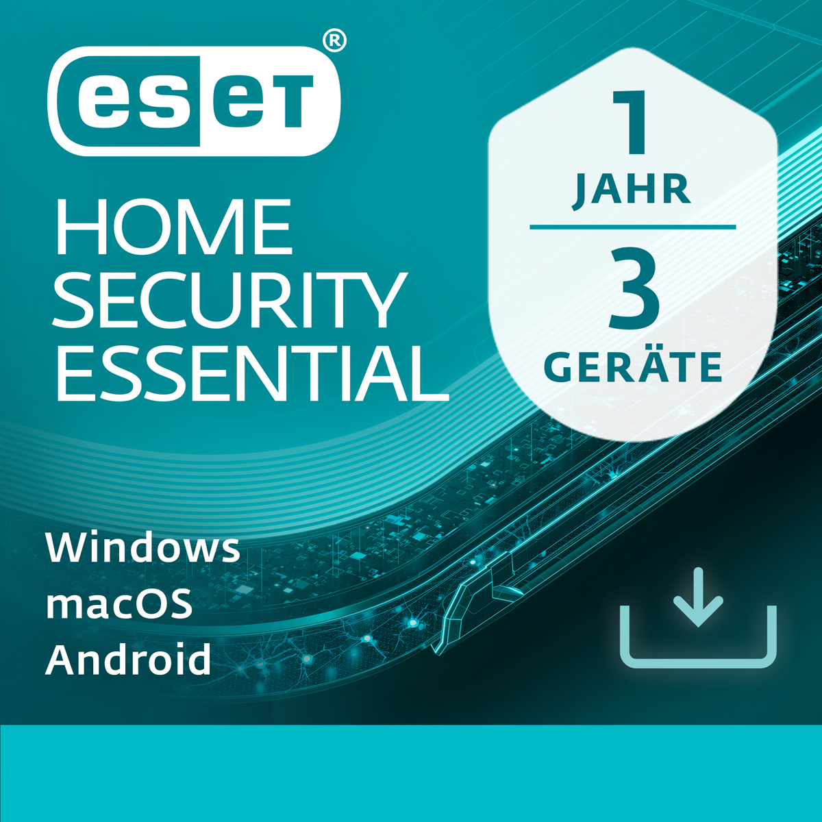 ESET ESD HOME Security Essential 3 Users 1 Year