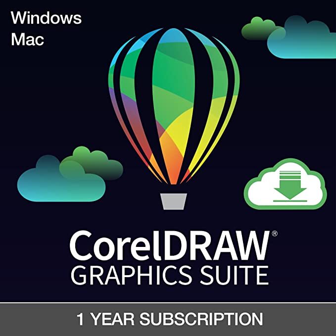 COREL ESD / CorelDRAW Graphics Suite 365-Day Subscription / Windows/Mac