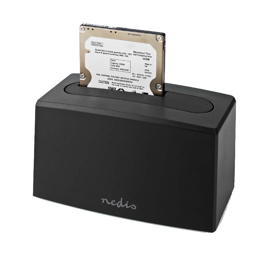 NEDIS Festplatten-Dockingstation 1 Festplatte - USB 3.2 Gen1, USB Type-A, 2.5 / 3.5 \", USB 3.2 Gen1,