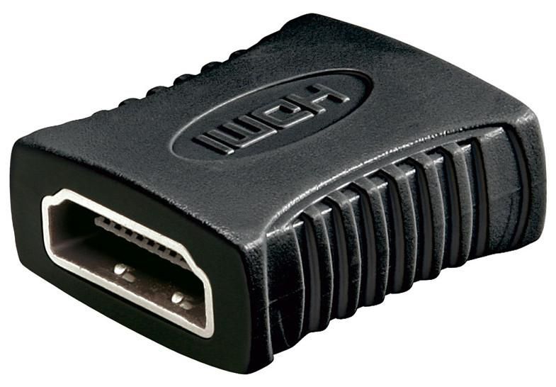 MICROCONNECT HDM19F19F - HDMI 19-Pin - HDMI 19-Pin - Weiblich/weiblich - Schwarz (HDM19F19F)
