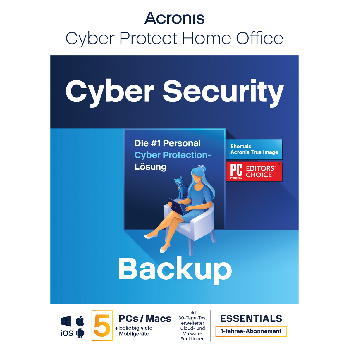 ACRONIS CYBER PROTECT HOME OFFICE ESS. 5 PC 1YR SUBSCRIPTION (HOGASHLOS)