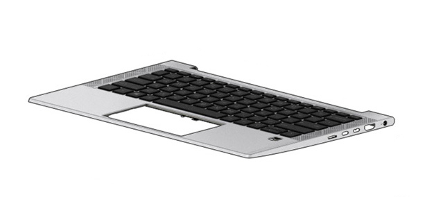 HP Top Cover W/Keyboard BL ITL