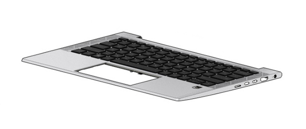 HP Top Cover w/ Keyboard CP BL GR (M21674-041)