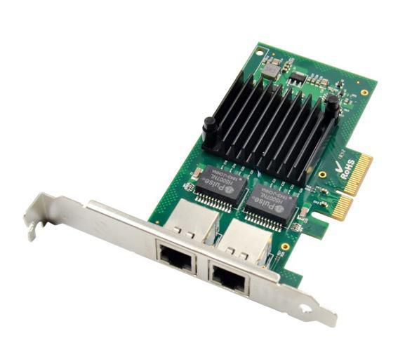MICROCONNECT 2 port RJ45 network card, PCIe