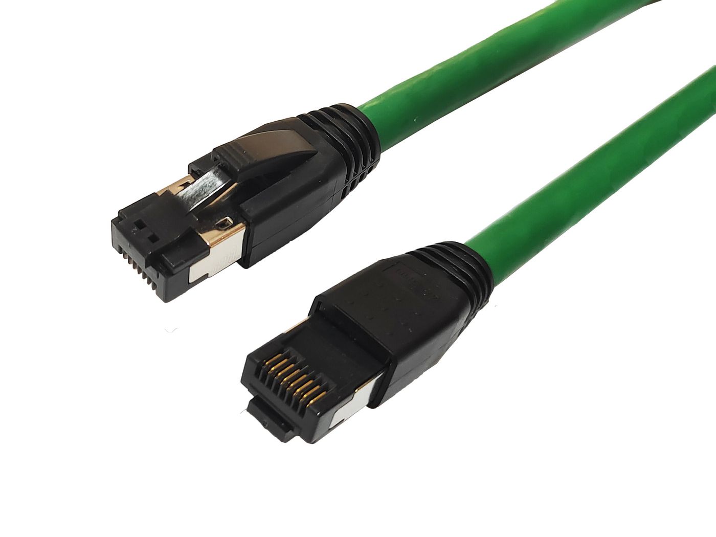 MICROCONNECT CAT8.1 S/FTP 0,25m Green LSZH