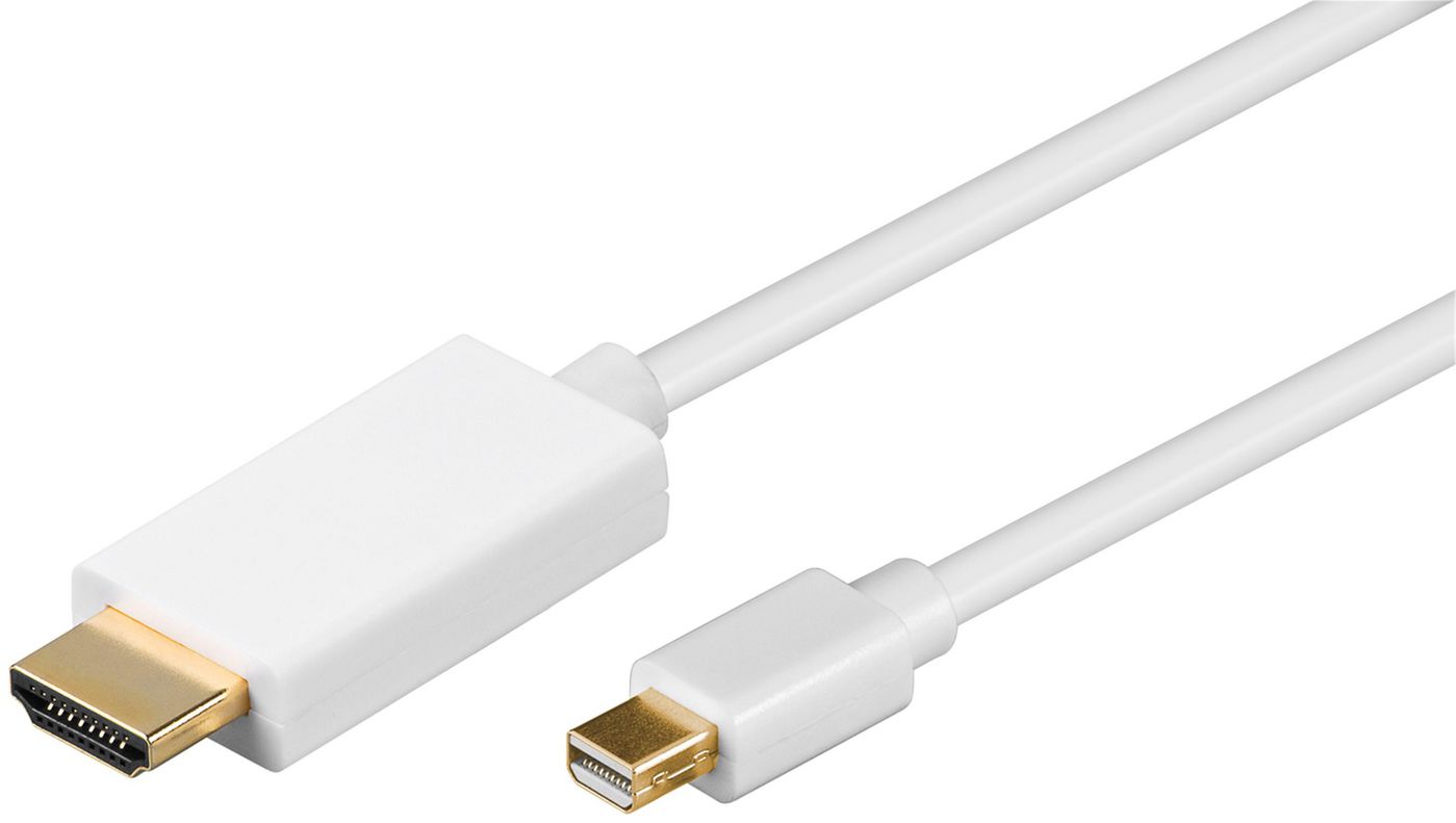 MICROCONNECT MDPHDMI1 1m HDMI HDMI Weiß HDMI-Kabel (MDPHDMI1)