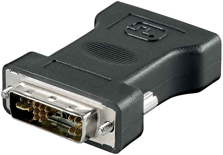MICROCONNECT DVI/HD-15 M/F DVI HD-15 Männlich/weiblich Schwarz (MONJK, DVI-4)