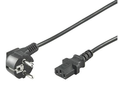 Power Cord 2m Black IEC320