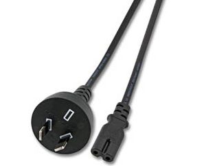 MICROCONNECT Power Cord Notebook 1.8m Black