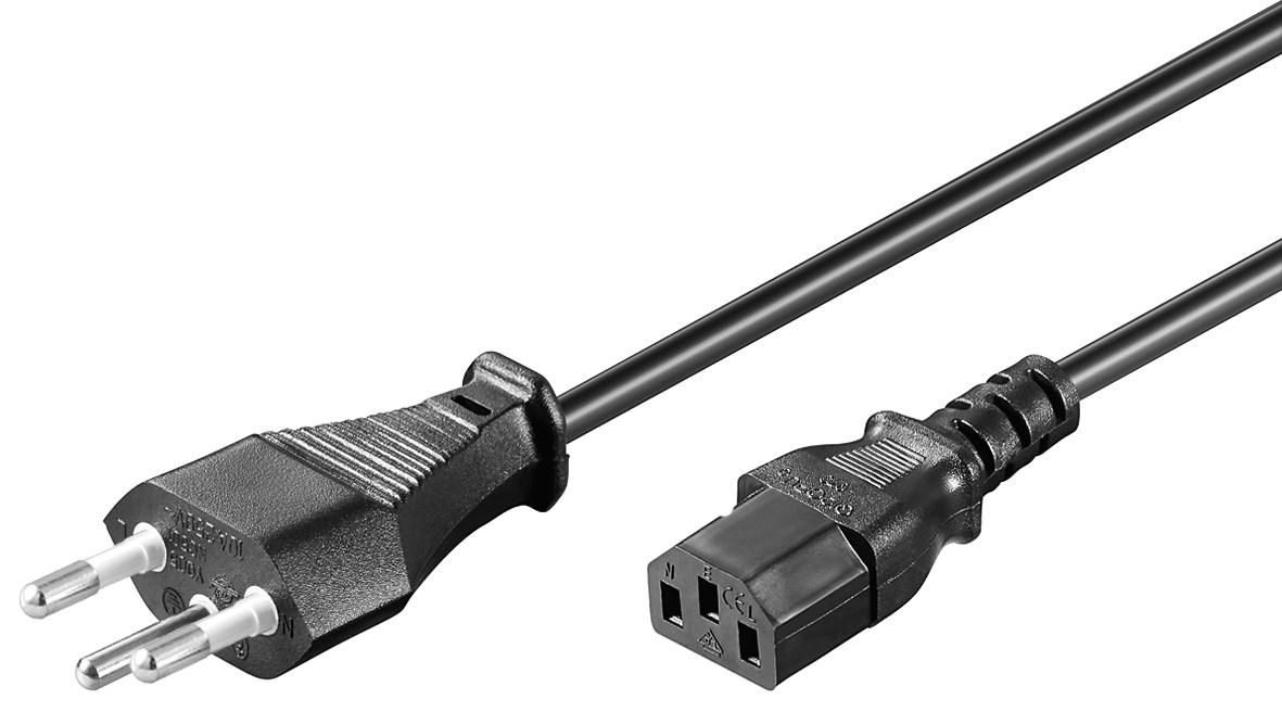 MICROCONNECT Power Cord Swiss - C13  3m