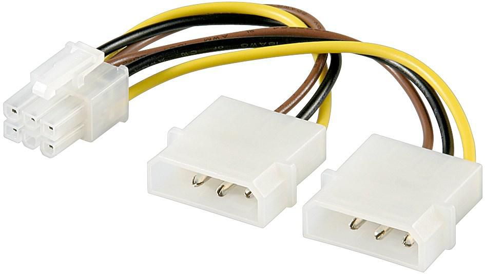 MICROCONNECT Internal PC Power Supply Cable