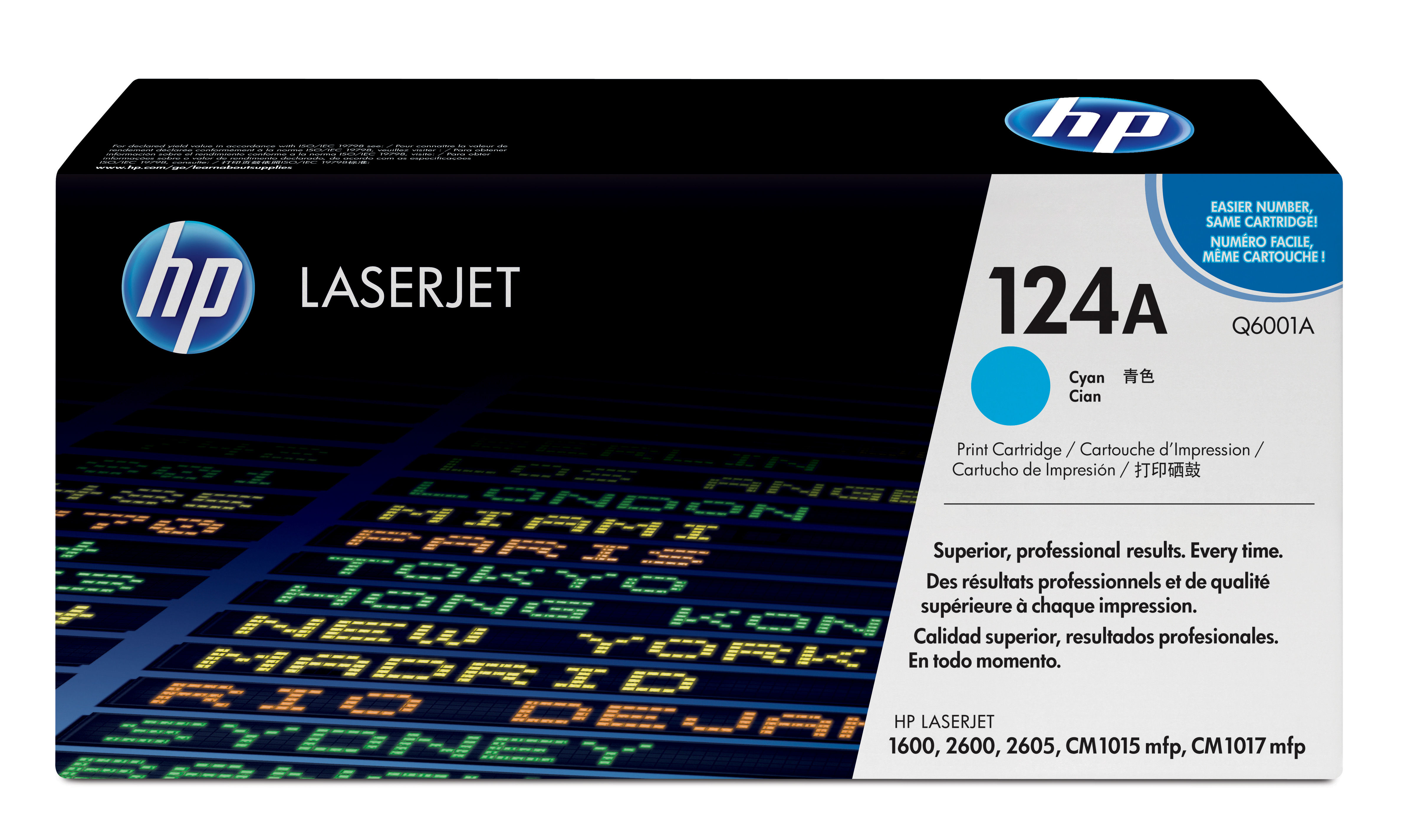 HP 124A Cyan LaserJet Tonerpatrone (Q6001A)