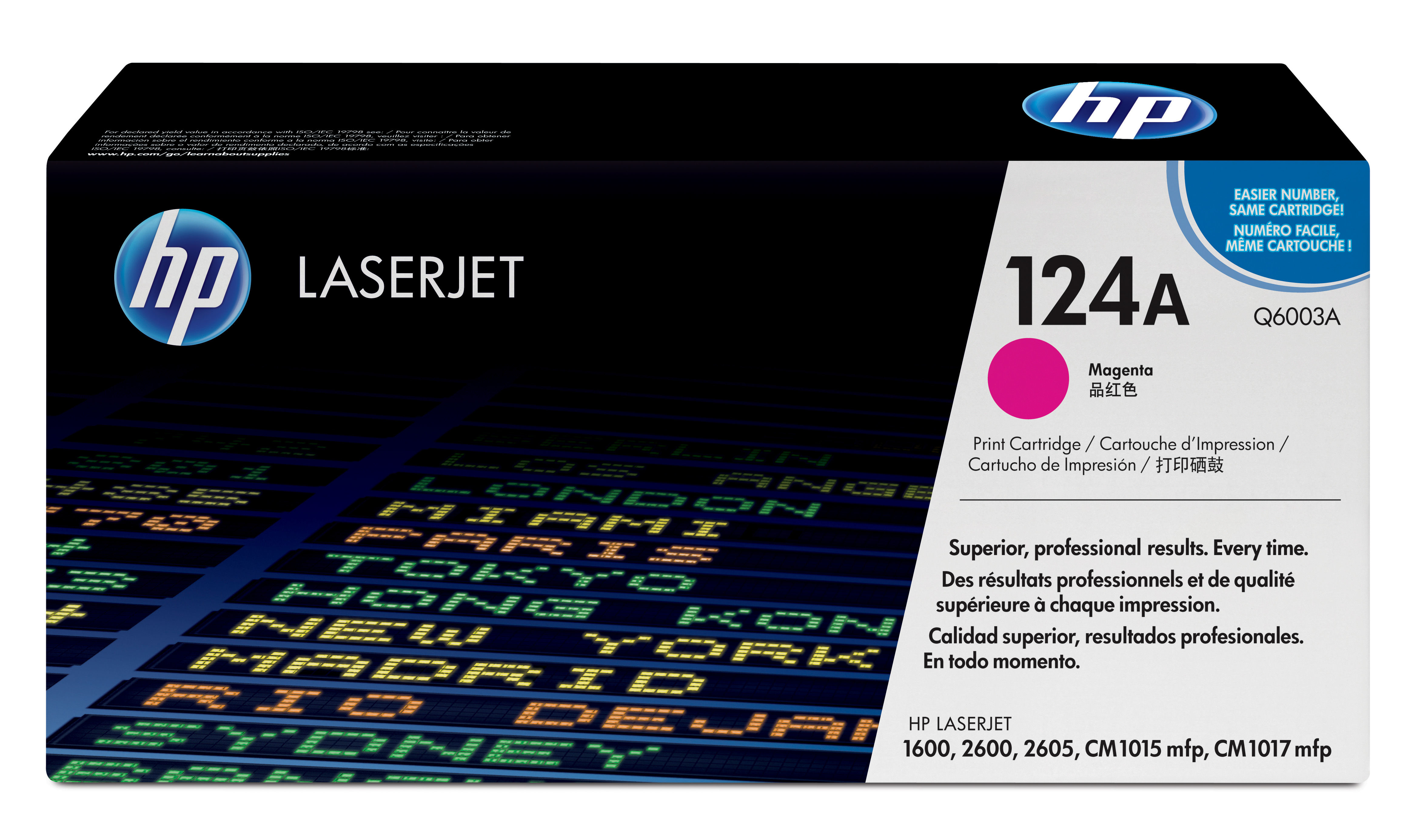 HP 124A Magenta LaserJet Tonerpatrone (Q6003A)