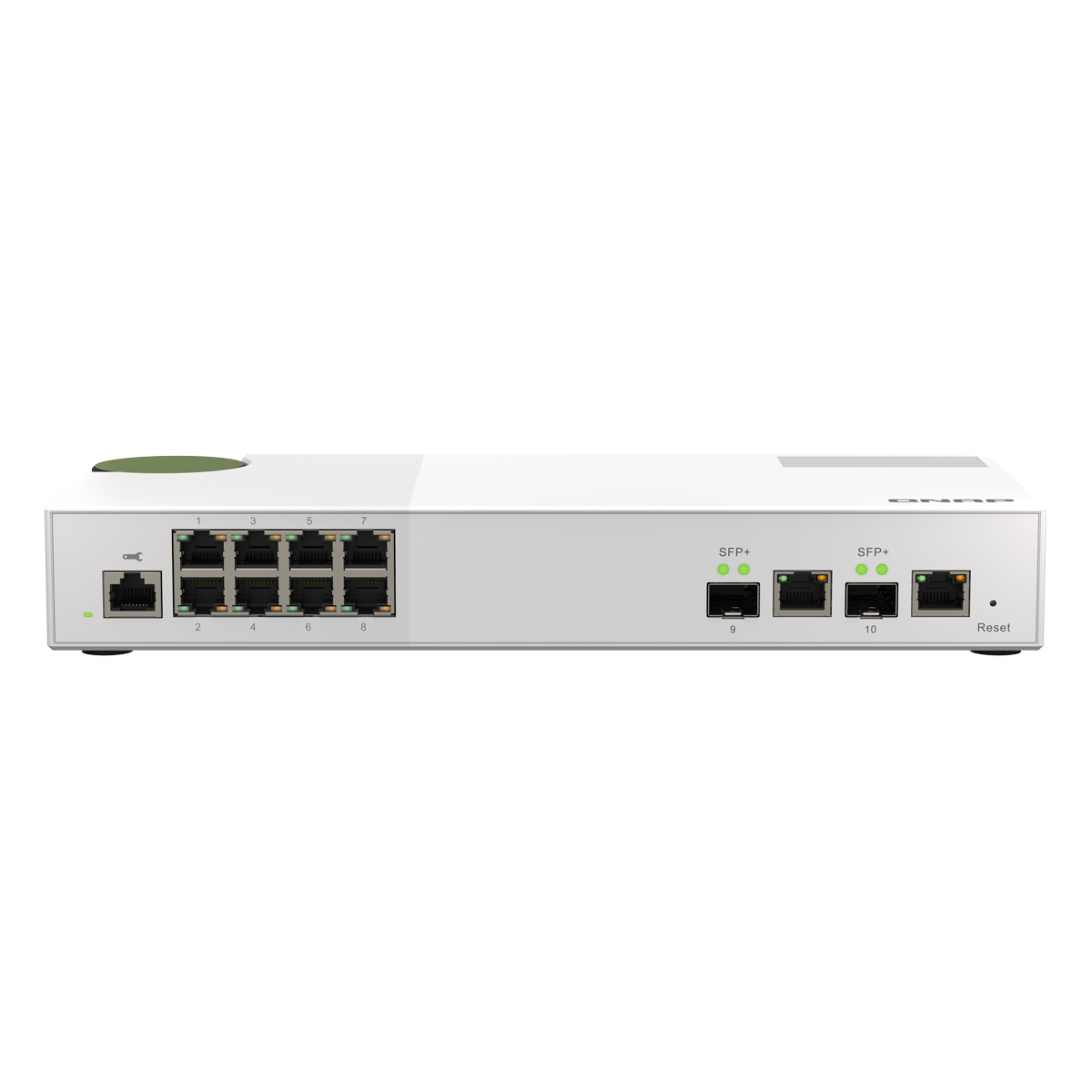 QNAP QSW-M2108-2C - Switch - managed - 2 x 10 Gigabit SFP+ + 8 x 2.5GBase-T - Desktop