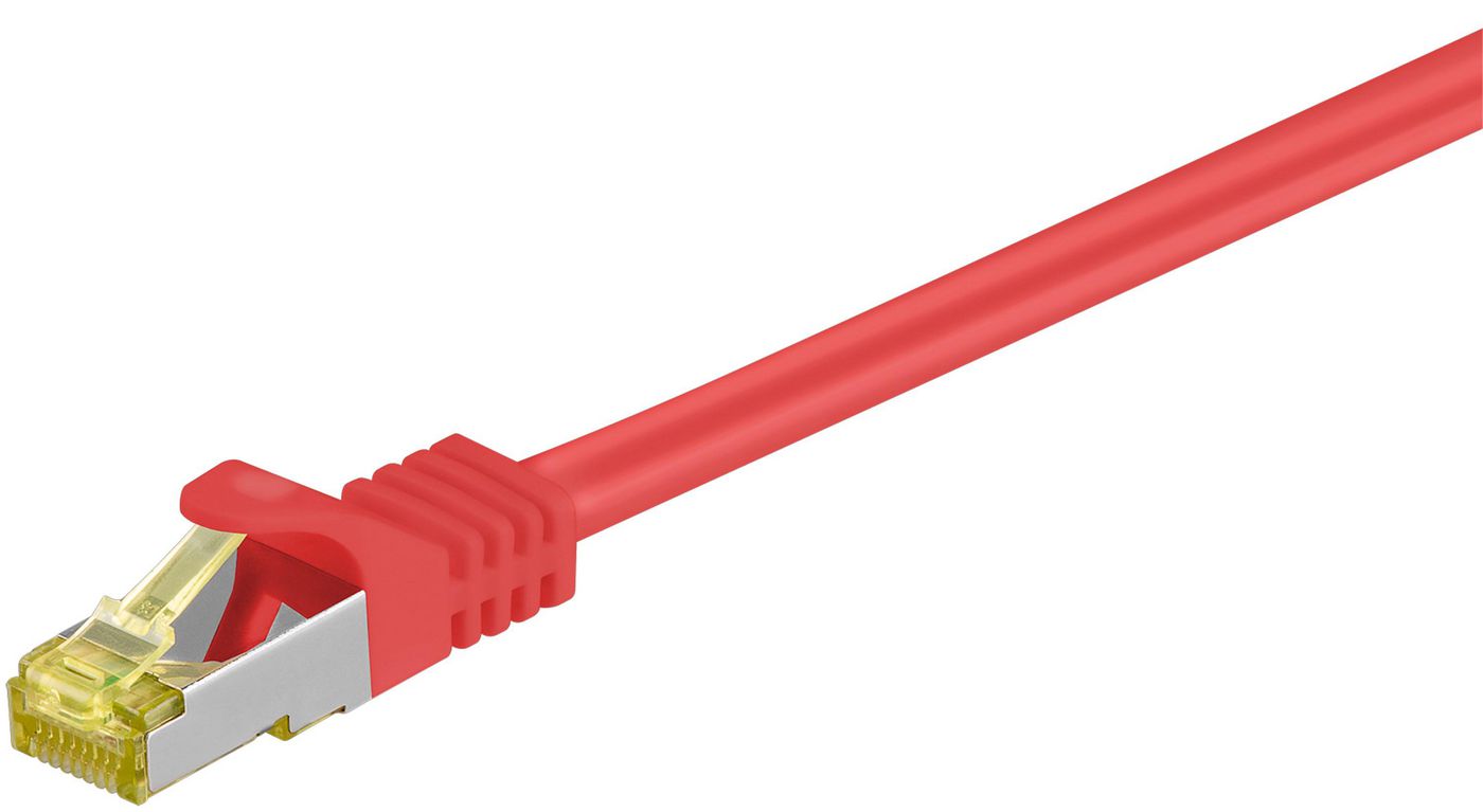 CAT 7 S/FTP  RJ45 RED  0.50m